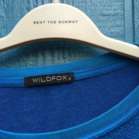 Wildfox Women Statement Blue Long Sleeve Tees Medium - Picture 5 of 5